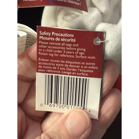 3 Vtg Pillsbury Doughboy Mini 6" Plush Stuffed Bean Bag Doll Toy Holiday - Picture 8 of 10